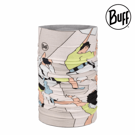 Explore BUFF® CoolNet UV+® Neckwear - Brelit Cream for trail, outdoor & lifestyle use | Liv Activ Singapore
