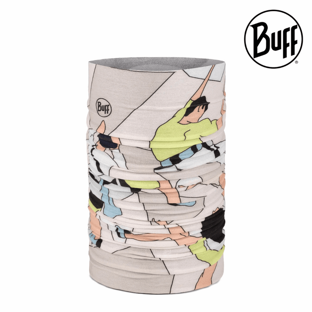 Explore BUFF® CoolNet UV+® Neckwear - Brelit Cream for trail, outdoor & lifestyle use | Liv Activ Singapore