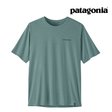 Explore Patagonia Men Men's Capilene® Cool Daily Shirt - Boardshort Logo - Blue Sage - Light Blue Sage X-Dye for trail, outdoor & lifestyle use | Liv Activ Singapore