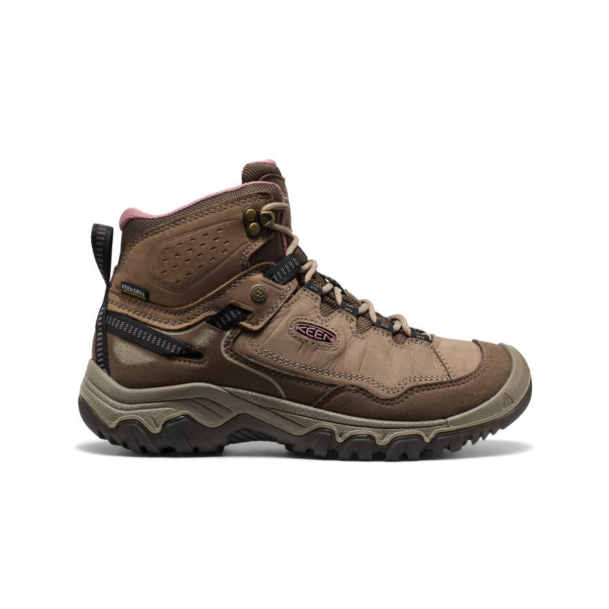 KEEN Women Targhee IV Mid Waterproof Wide - Brindle / Nostalgia