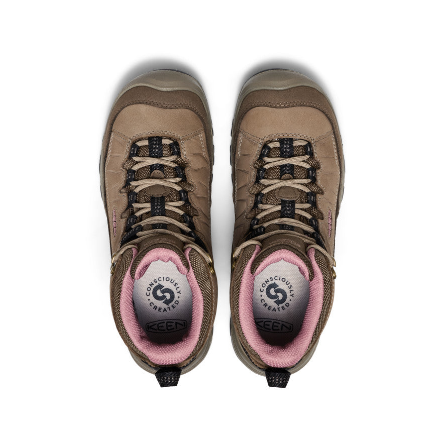 KEEN Women Targhee IV Mid Waterproof Wide - Brindle / Nostalgia