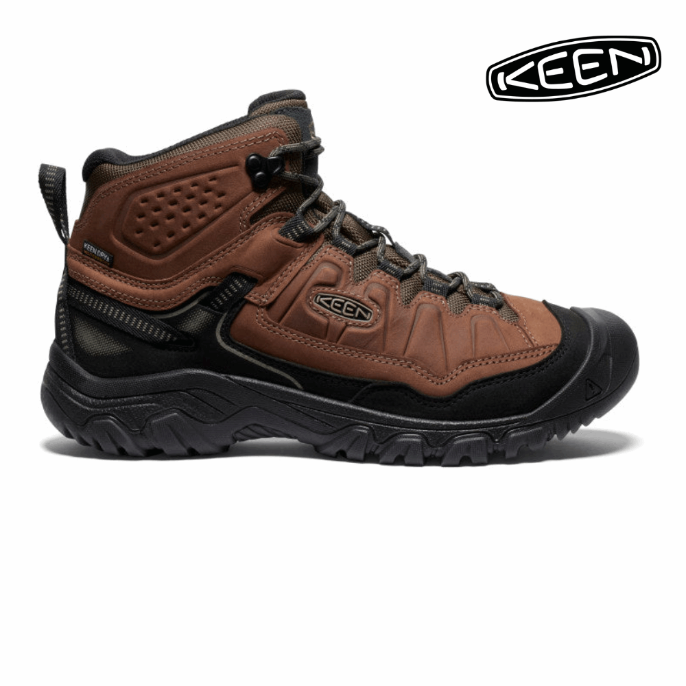 Tye4®️ KEEN Men Targhee IV Mid Waterproof Wide - Bison / Black – Liv Activ