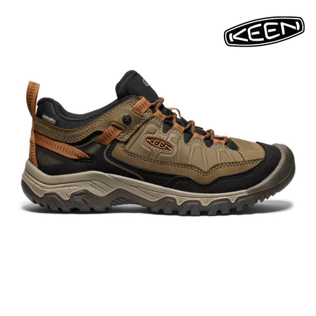Explore KEEN Men Targhee IV Waterproof Wide - Sea Turtle / Roasted Pecan for trail, outdoor & lifestyle use | Liv Activ Singapore