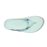 Explore OOFOS Women OOlala Limited - Mint Blossom for trail, outdoor & lifestyle use | Liv Activ Singapore