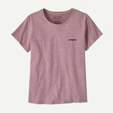 Explore Patagonia Women P-6 Logo Responsibili-Tee® - Quiet Violet for trail, outdoor & lifestyle use | Liv Activ Singapore