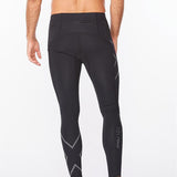 2XU Men Light Speed Compression Tights - Black / Black Reflective