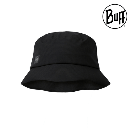 Explore BUFF® Rain Bucket Hat - Solid Black for trail, outdoor & lifestyle use | Liv Activ Singapore
