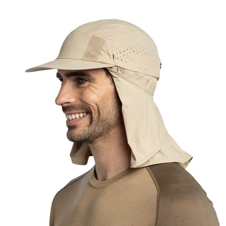 Explore BUFF® Desert Cap - Solid Birch Grey for trail, outdoor & lifestyle use | Liv Activ Singapore