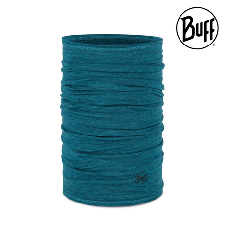 Explore BUFF® Merino Lightweight Neckwear - Solid Teal for trail, outdoor & lifestyle use | Liv Activ Singapore