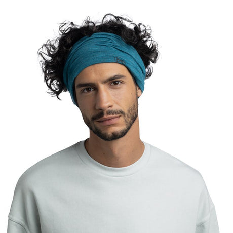 Explore BUFF® Merino Lightweight Neckwear - Solid Teal for trail, outdoor & lifestyle use | Liv Activ Singapore
