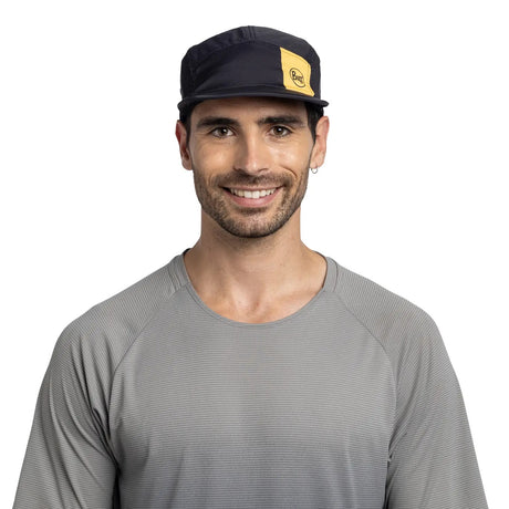 Explore BUFF® 5 Panel Go Cap - Logo Black for trail, outdoor & lifestyle use | Liv Activ Singapore