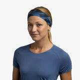 Explore BUFF® CoolNet UV® Slim Headband - Ahin Azure for trail, outdoor & lifestyle use | Liv Activ Singapore
