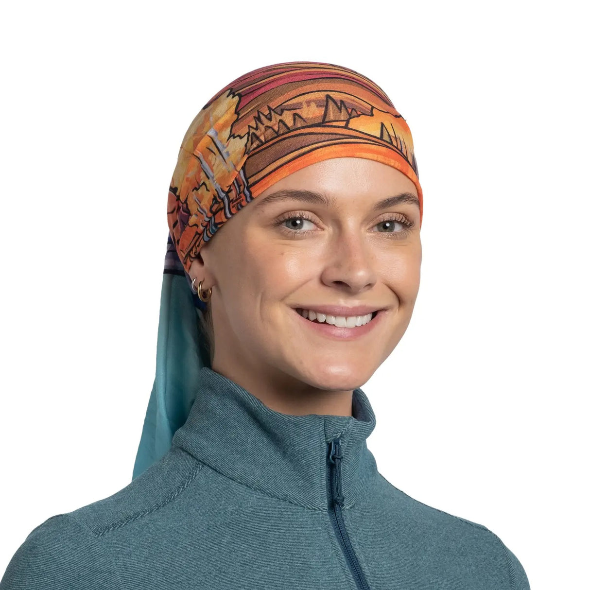 Explore BUFF® Coolnet UV® Neckwear - Rocky Mountain National Park by Gretchen Leggitt for trail, outdoor & lifestyle use | Liv Activ Singapore