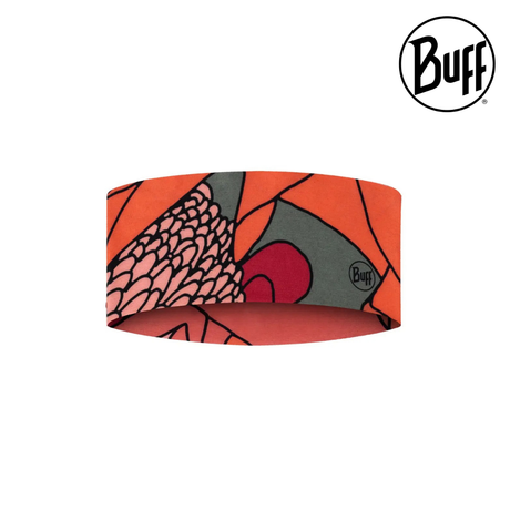 Explore BUFF® CoolNet UV® Wide Headband - Aramay Poppy for trail, outdoor & lifestyle use | Liv Activ Singapore