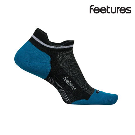 Explore Feetures Active Elite Max Cushion No Show Tab - Black Sea for trail, outdoor & lifestyle use | Liv Activ Singapore