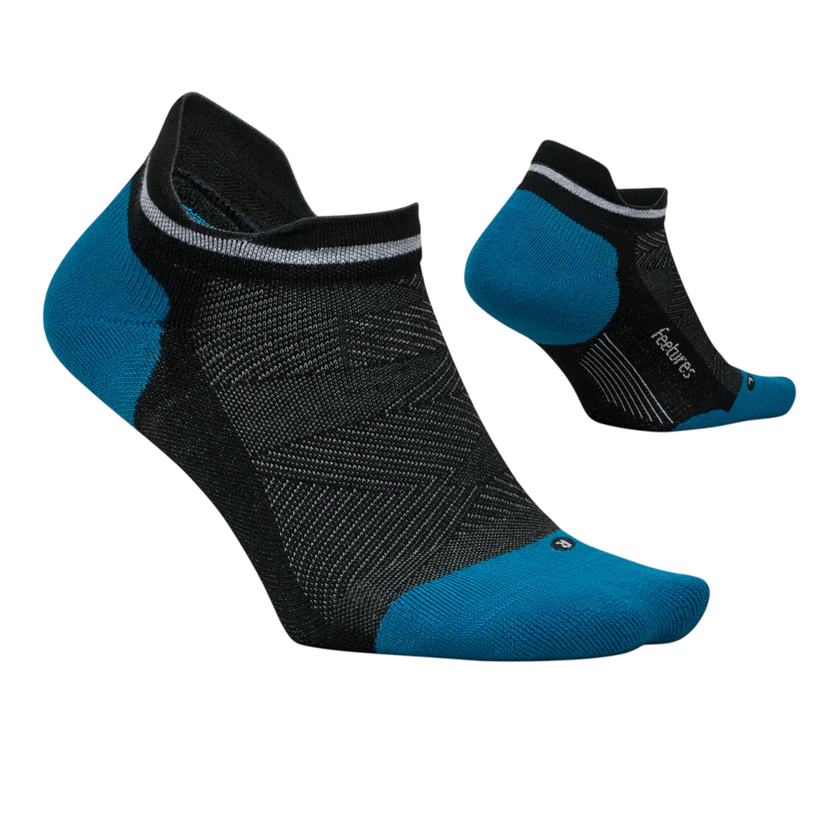 Explore Feetures Active Elite Max Cushion No Show Tab - Black Sea for trail, outdoor & lifestyle use | Liv Activ Singapore