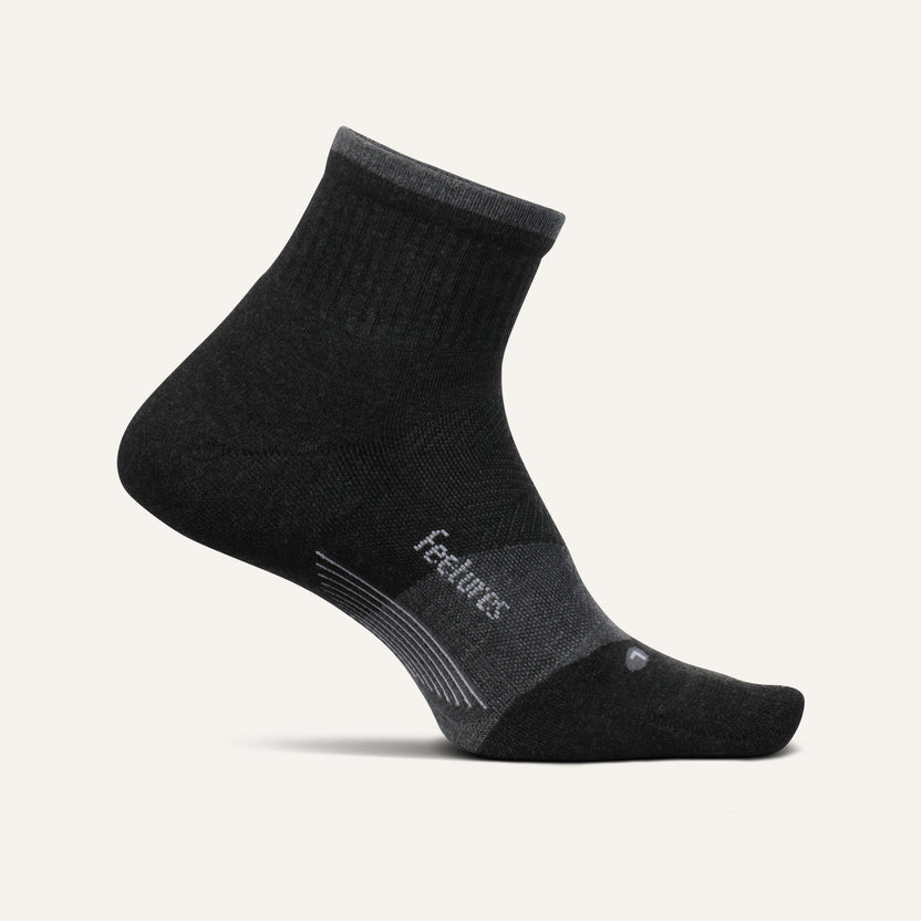 Explore Feetures Trail Max Cushion Quarter - Charcoal for trail, outdoor & lifestyle use | Liv Activ Singapore