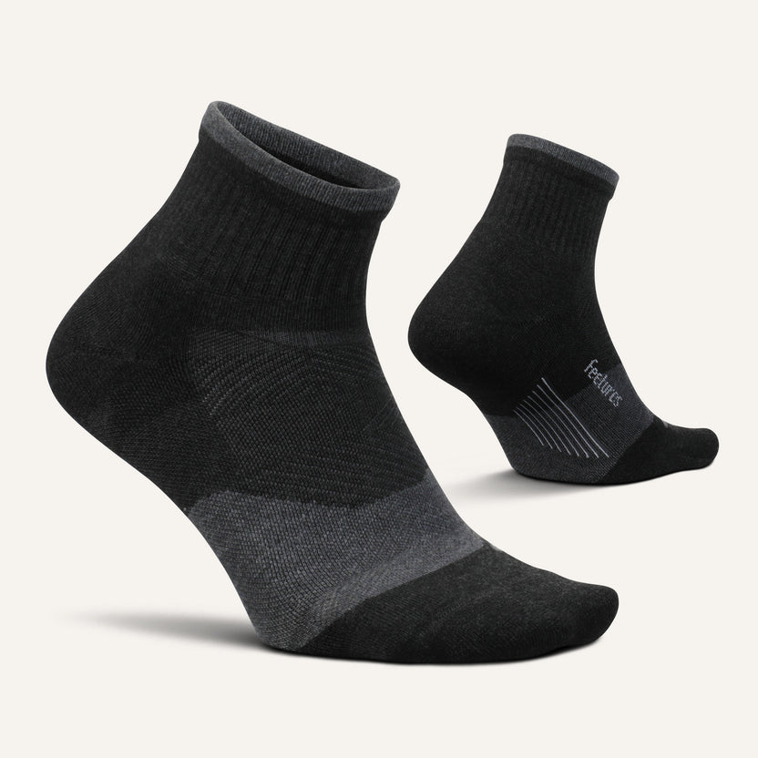 Explore Feetures Trail Max Cushion Quarter - Charcoal for trail, outdoor & lifestyle use | Liv Activ Singapore