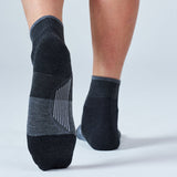 Explore Feetures Trail Max Cushion Quarter - Charcoal for trail, outdoor & lifestyle use | Liv Activ Singapore