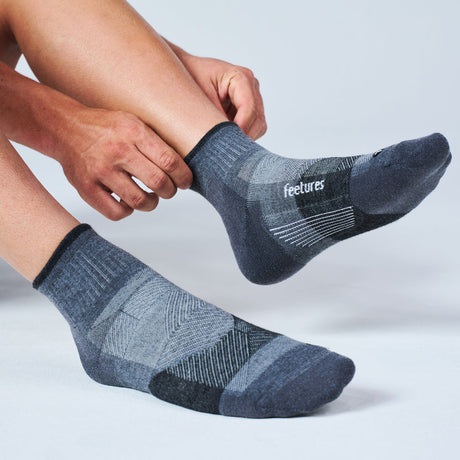 Explore Feetures Trail Max Cushion Quarter - Gray for trail, outdoor & lifestyle use | Liv Activ Singapore
