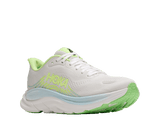 Explore HOKA Women Clifton 11 Wide - Frost / Neon Yuzu for trail, outdoor & lifestyle use | Liv Activ Singapore