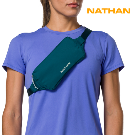 Explore Nathan Sports Marathon Waist Pack 3.0 - Deep Teal / Surf Spray for trail, outdoor & lifestyle use | Liv Activ Singapore