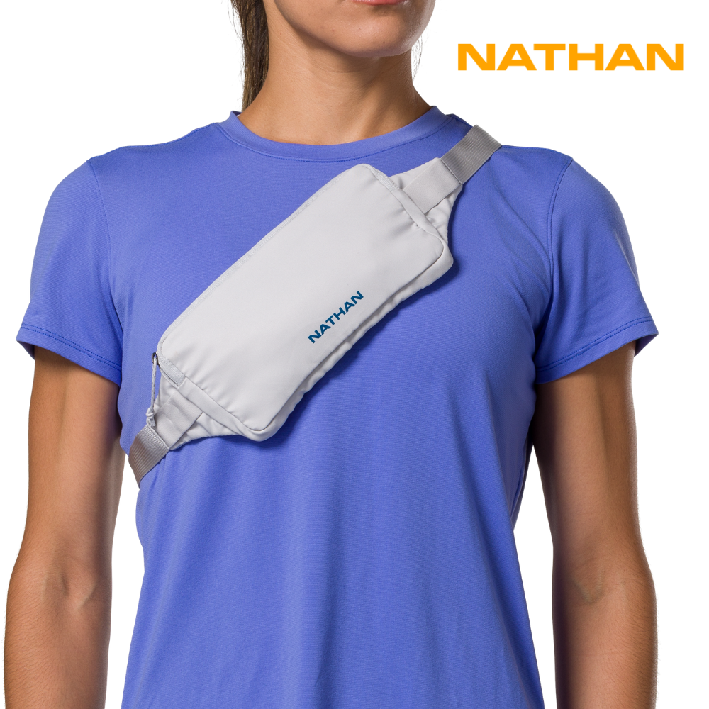 Nathan Sports Marathon Waist Pack 3.0 - Vapor Grey / Sailor Blue