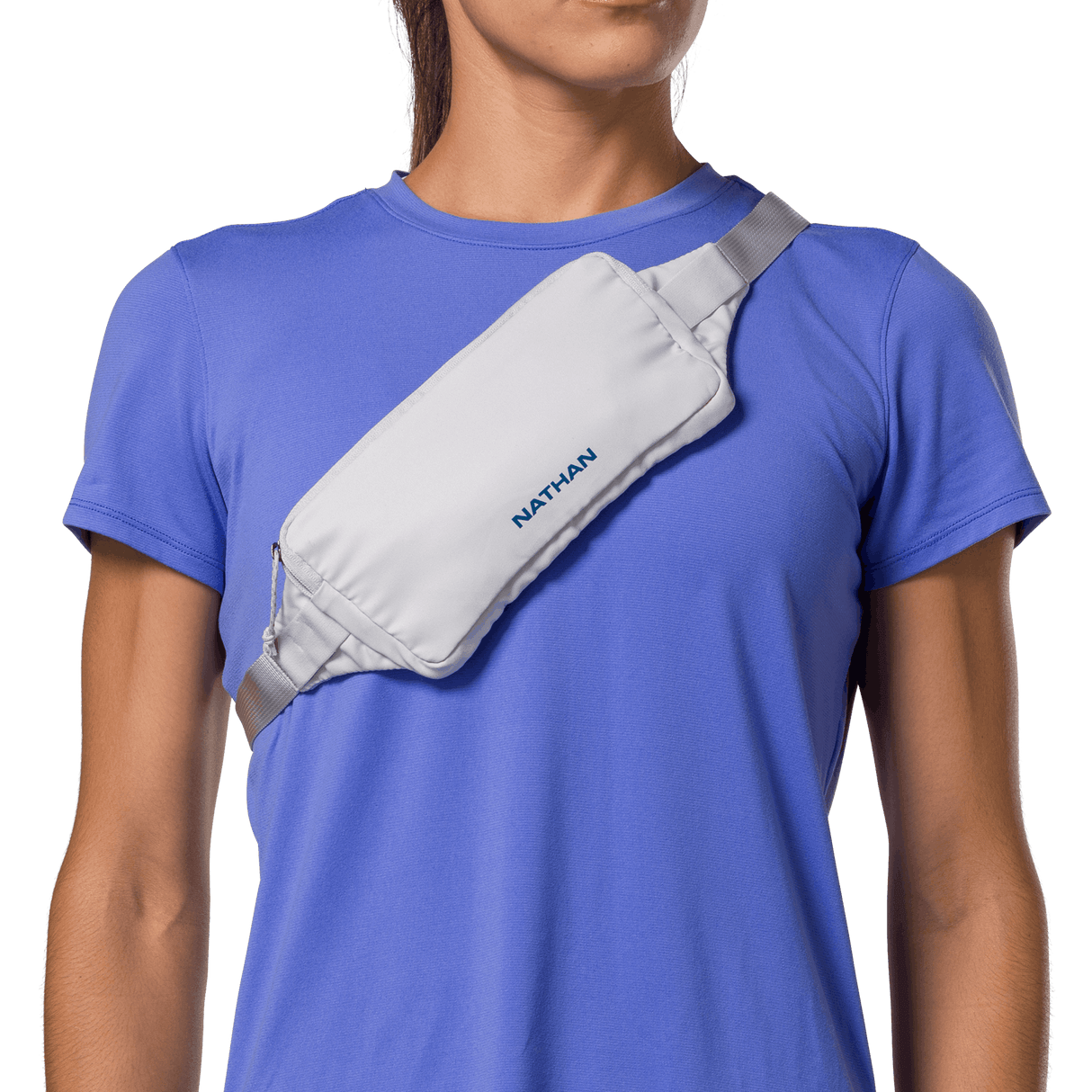 Nathan Sports Marathon Waist Pack 3.0 - Vapor Grey / Sailor Blue