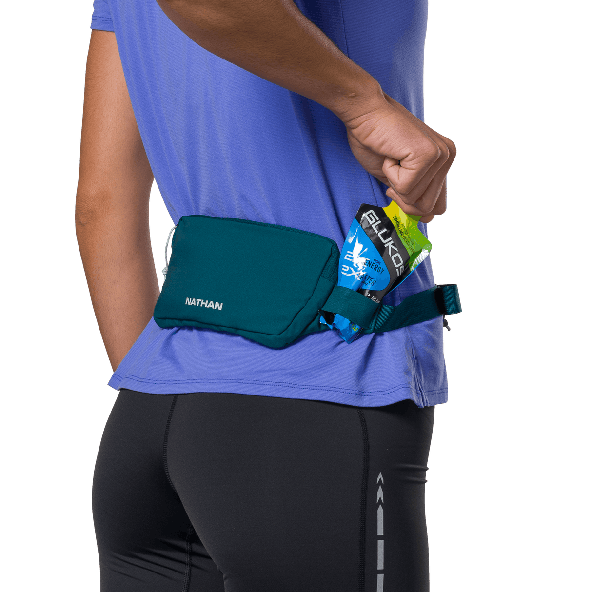 Nathan Sports Marathon Waist Pack 3.0 - Deep Teal / Surf Spray