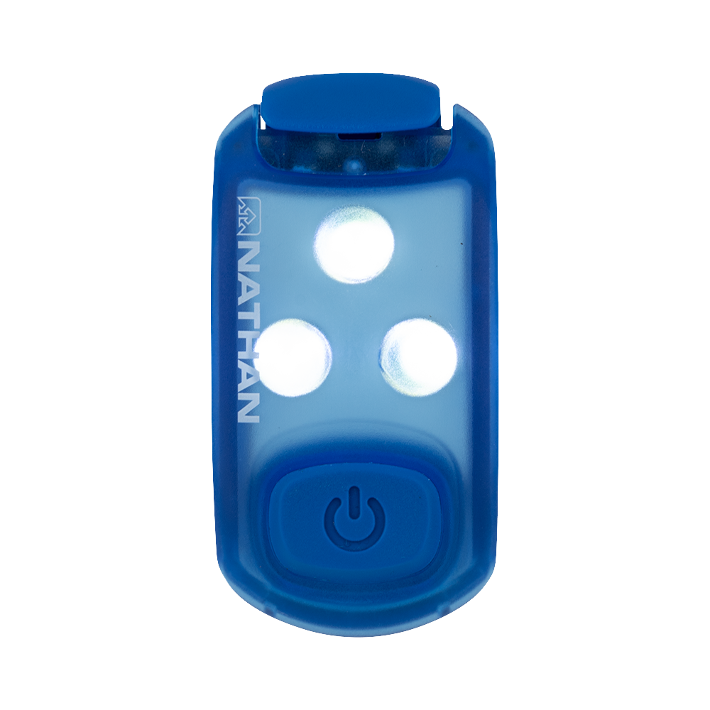 Nathan Sports StrobeLight 2.0 Safety LED Light Clip - Blue Cornflower