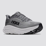 Explore HOKA Men Clifton 11 Wide - Galactic Grey / Stellar Grey for trail, outdoor & lifestyle use | Liv Activ Singapore