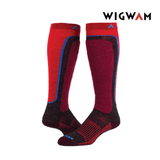 Wigwam Snow Shield Over-The-Calf Lightweight Sock - Red
