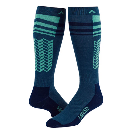 Wigwam Snow Quest Over-The-Calf Ultra-Lightweight Sock - Seaport
