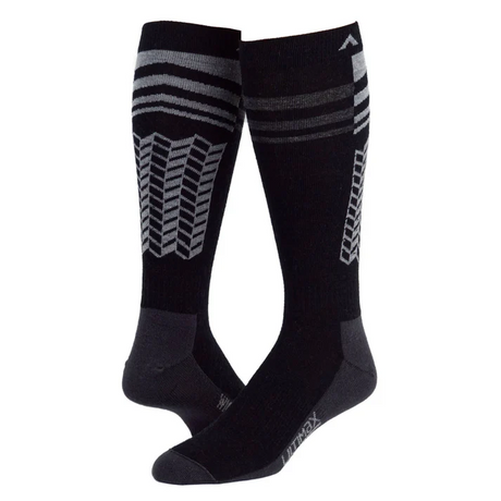 Explore Wigwam Snow Quest Over-The-Calf Ultra-Lightweight Sock - Black for trail, outdoor & lifestyle use | Liv Activ Singapore