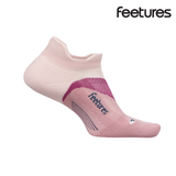 Feetures Active Elite Light Cushion No Show Tab - Pink Salt