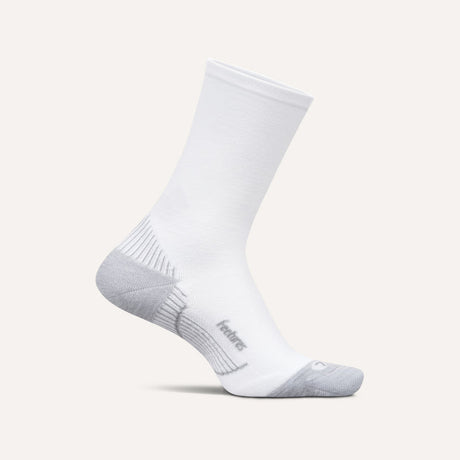 Explore Feetures Plantar Fasciitis Relief Light Cushion Mini Crew - White for trail, outdoor & lifestyle use | Liv Activ Singapore