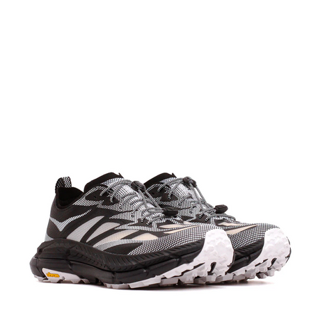 Explore HOKA Unisex Mafate Speed 4 Lite TS - Black / White for trail, outdoor & lifestyle use | Liv Activ Singapore
