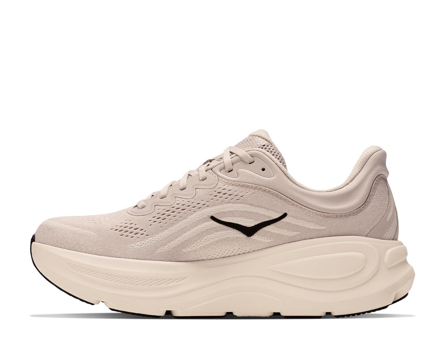 Explore HOKA Men Bondi 9 Wide - River Rock Grey / Alabaster for trail, outdoor & lifestyle use | Liv Activ Singapore