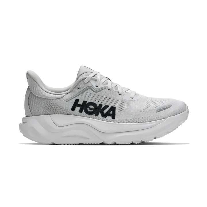 Explore HOKA Men Arahi 9 Wide - Cosmic Grey / Stardust for trail, outdoor & lifestyle use | Liv Activ Singapore