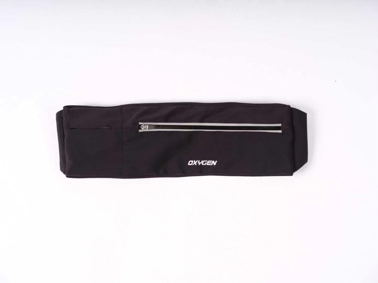 Explore Oxygen Double Pocket Waist Belt - Black for trail, outdoor & lifestyle use | Liv Activ Singapore