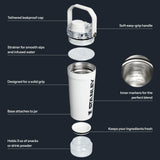 Explore Stanley The Vitalize™ Shaker Bottle 20 Oz - Chalk for trail, outdoor & lifestyle use | Liv Activ Singapore