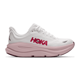 HOKA Women Bondi 9 Wide - White / Pink Opal
