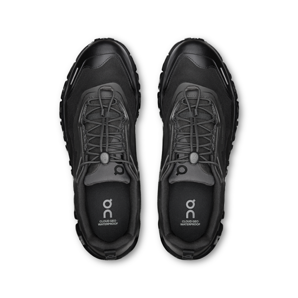 Explore On Men Cloud Geo Waterproof - Black / Black for trail, outdoor & lifestyle use | Liv Activ Singapore