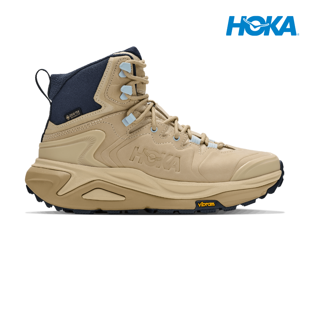 Explore HOKA Women Kaha 3 GTX - Barley Flour / Barley Flour for trail, outdoor & lifestyle use | Liv Activ Singapore