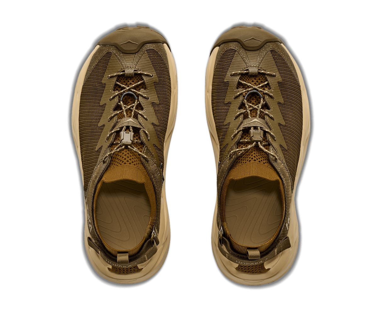 Explore HOKA Men Hopara 2 - Sepia / Barley for trail, outdoor & lifestyle use | Liv Activ Singapore