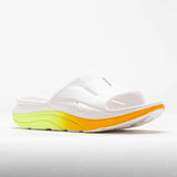 HOKA Unisex Ora Recovery Slide 3 - White / Neon Yuzu