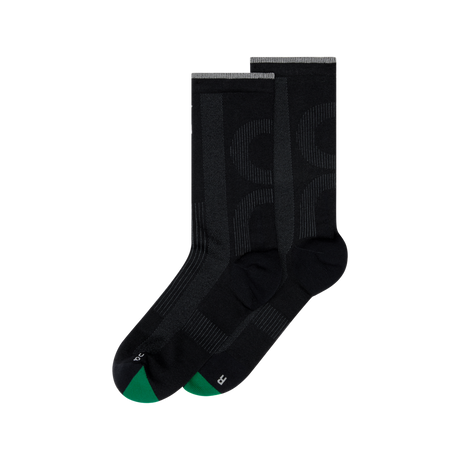 Explore On Unisex Elite Run Sock High - Black for trail, outdoor & lifestyle use | Liv Activ Singapore