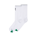 On Unisex Elite Run Sock High - White / Ivory