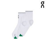 On Unisex Elite Run Sock Mid - White / Ivory