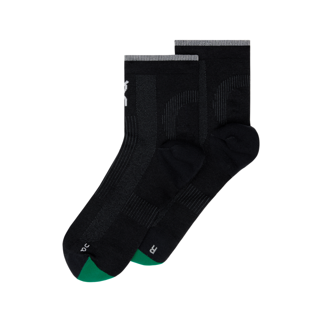 On Unisex Elite Run Sock Mid - Black